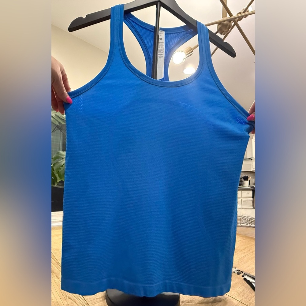 lululemon athletica Blue Tank Top